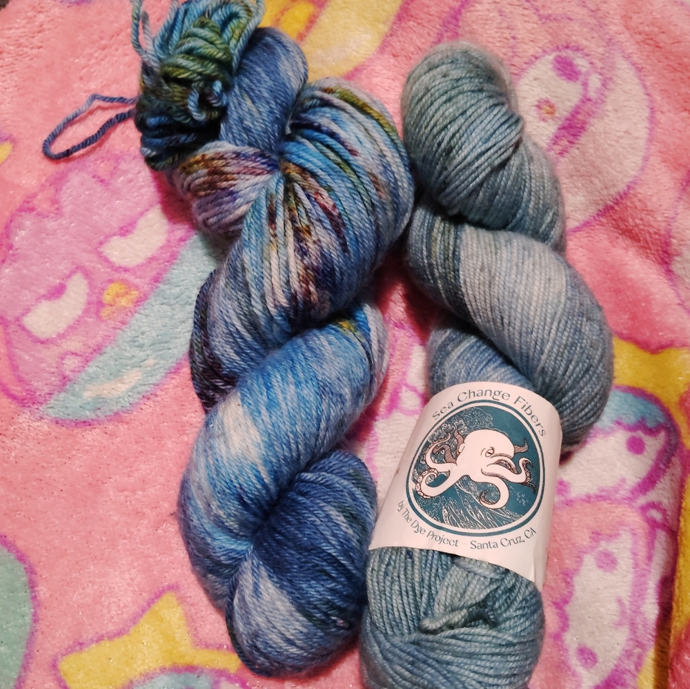 Merino Wool Hand Dyed Yarn Lot